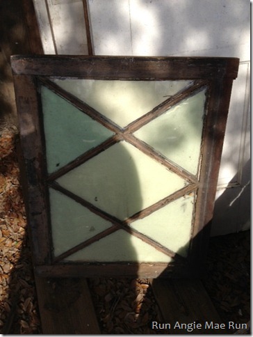 Antique stained window
